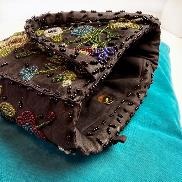 ANTHROPOLOGIE Vintage Style Handheld Purse - Picture 3 of 4